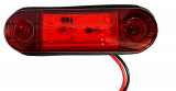 Светодиодные габаритные фонари 9LED 12-24v, красный свет (BD-9Z-R)