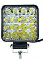 Рабочий свет МИНИ 48w (пл.корпус, белый свет)
